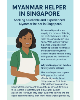 Myanmar Helper in Singapore