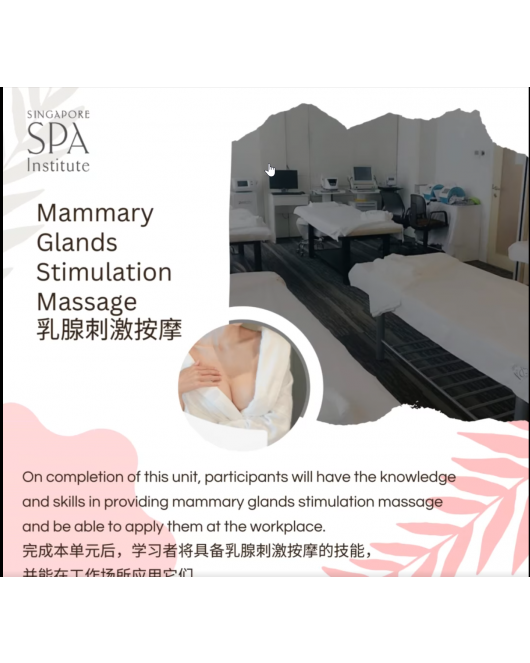 Mammary glands stimulation massage (TGS-2021006875)