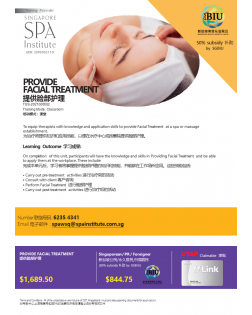 PROVIDE FACIAL TREATMENT PROVIDE FACIAL TREATMENT