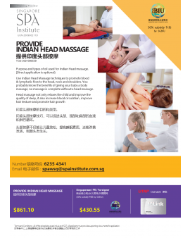 PROVIDE INDIAN HEAD MASSAGE FOR CHILD