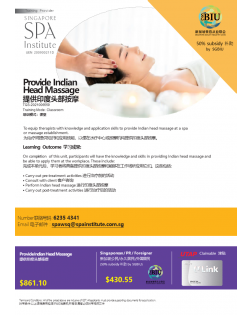 PROVIDE INDIAN HEAD MASSAGE FOR ADULT