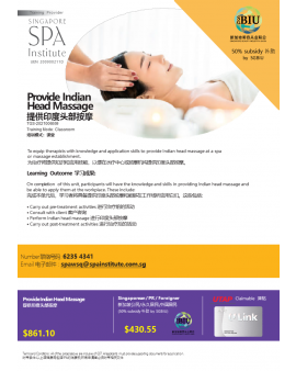 PROVIDE INDIAN HEAD MASSAGE FOR ADULT