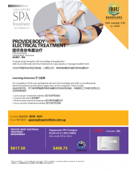 PROVIDE BODY ELECTRICAL TREATMENT